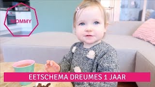 meer analyse formaat EETSCHEMA BABY DREUMES 1 JAAR | Wat eet een baby van een jaar? | Eetdagboek  dreumes - YouTube