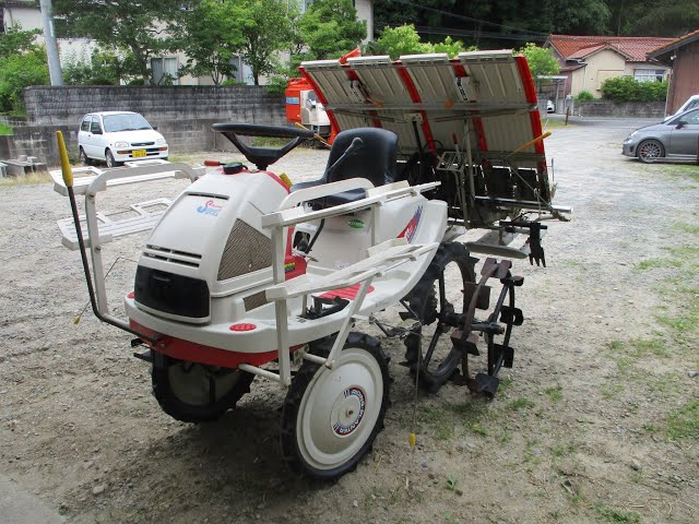 三菱 乗用型田植機 MPR4H ロータリー式 4条植 パワステ・補助車輪付き 