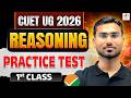 CUET UG 2026 Reasoning | Practice Test || Day-01 || By Maneesh Sir | Study Capital ||