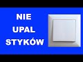 Włącznik do załączania gniazda 230V na tarasie. Jak nie upalić styków