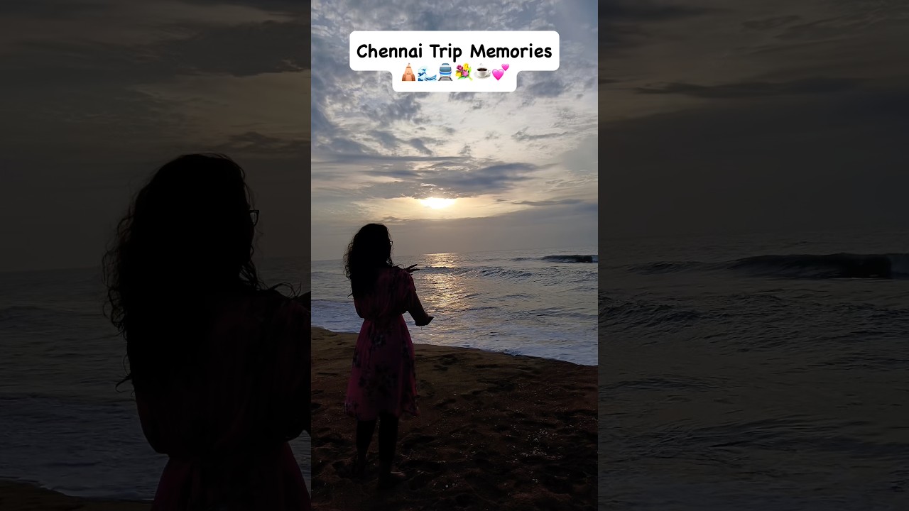 Chennai memories with my favourite human 🌴🌊🤍
Little mome