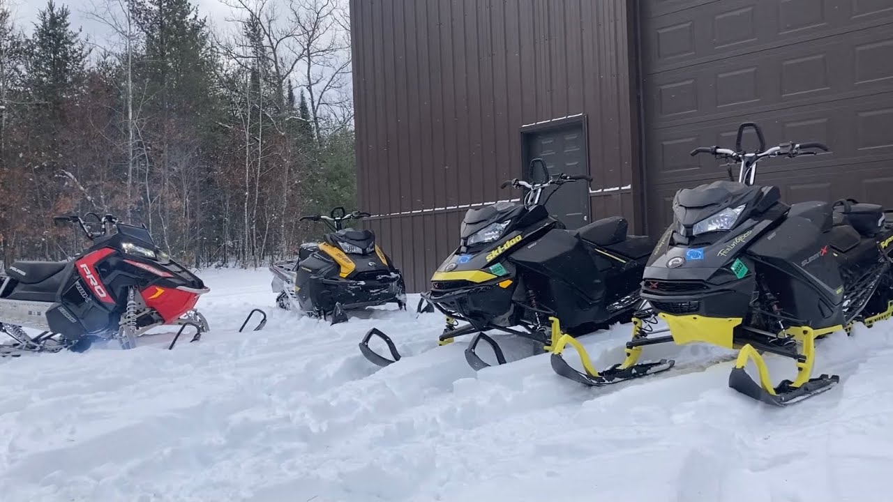 Polaris Pro RMK 800 / Ski Doo Summit X 850 x2 First Run and Test Hit of the Year!!!!