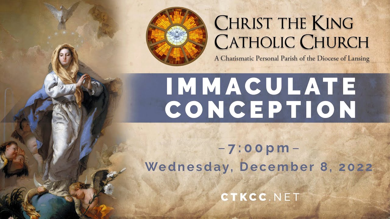 Immaculate Conception Mass, December 8, 2022 YouTube