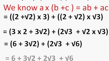 Maths – Multiplying Irrational numbers  (II) - Real numbers - Part 9 - English