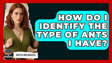 How Do I Identify The Type Of Ants I Have? - Insects and Invaders