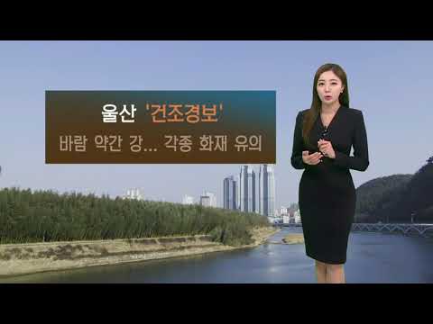 기상캐스터 윤수미의 2월 8일 날씨정보 (2022.02.08/뉴스투데이/울산MBC)