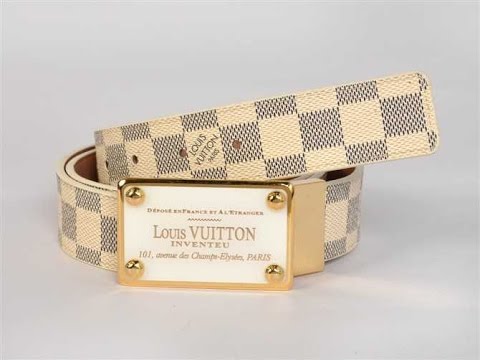 $16 Louis Vuitton LV Damier Replica Fake Belt (iOffer) | Doovi