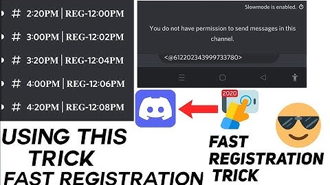 HOW TO REGISTER T2 T3 CUSTOM FAST ON DISCORD | FASTEST METHOD OF REGISTRATION