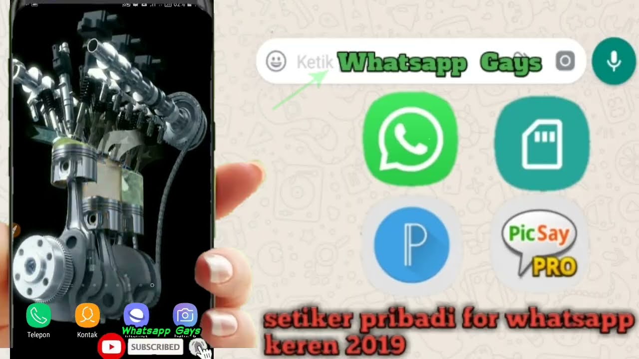 Whatsapp Cara Mengedit Foto Stiker Pribadi Whatsapp Keren Youtube