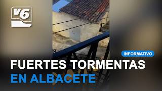 Fuertes tormentas en el sur de la provincia de Albacete