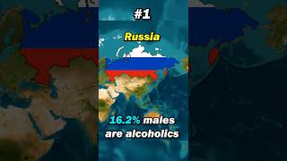 The most Alcoholic country?? #shorts #Russia #countries