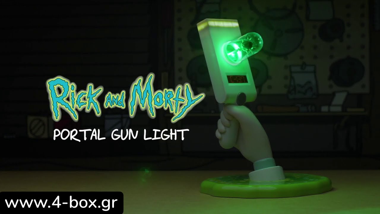 RICK AND MORTY PORTAL GUN LIGHT - RICK & MORTY ΦΩΤΙΣΤΙΚΟ