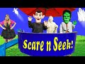 Assistant Plays Scare and Seek with Silly Monsters at Paw Patrol Lookout