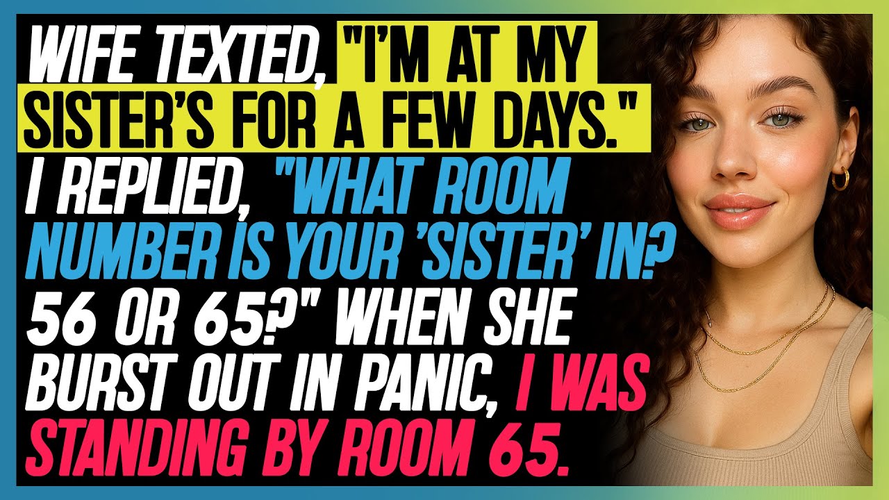 She Texted, “Staying At My Sister’s.” I Asked One Question That Made Her Run Home In Panic. But…