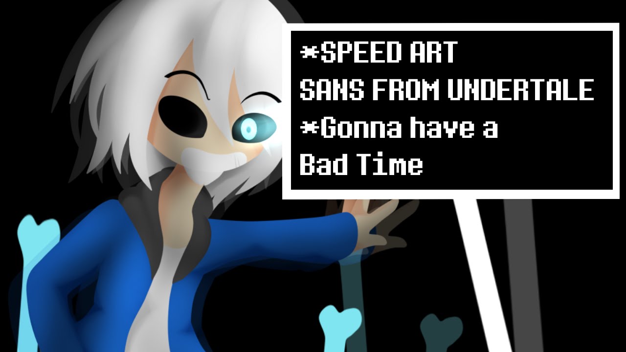 SPEED ART - Sans [ Undertale ] - YouTube