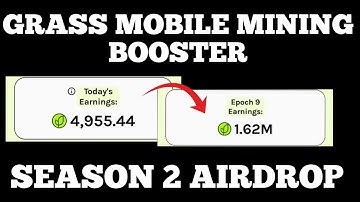 Grass Airdrop Season 2 - Andriod Mobile Mining Boost For Everyone
