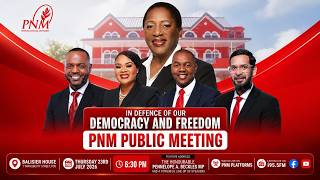 People’s National Movement Public Meeting Live