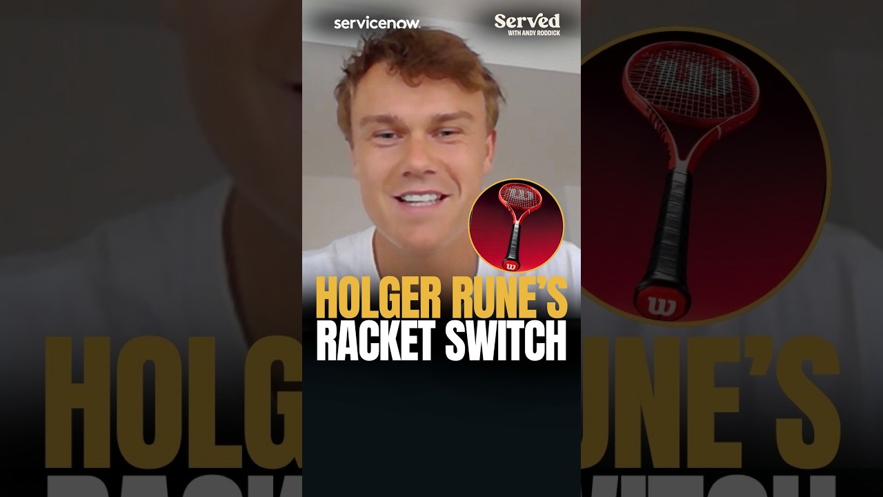 HOLGER RUNE'S RACKET SWITCH