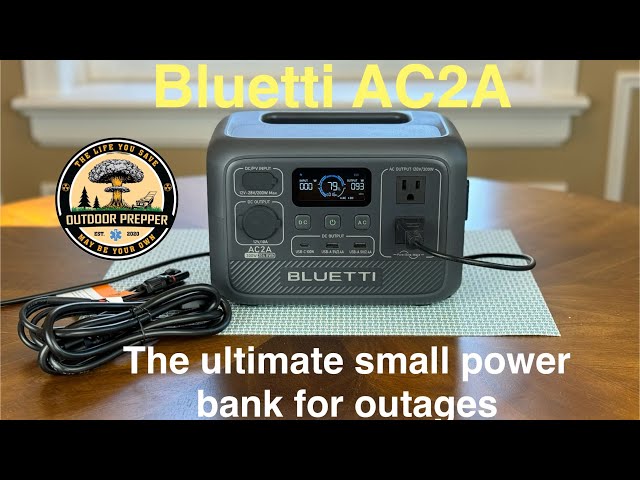 Bluetti AC2A - The Ultimate SMALL Power Pack! - YouTube