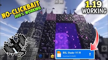 RTX Shader For Mcpe 1.19 | Render Dragon