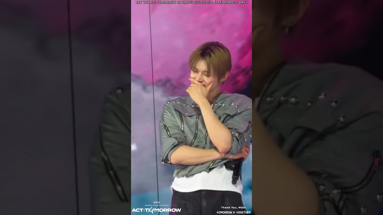 BEOMGYU as JJUNMBASSADOR = Yeonjun's best ambassador TXT ACT TOMORROW IN TAIPEI