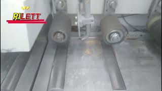 High Speed Wood Timber Automatic Optimizing Cross Cut Saw。High efficiency wood cutting saw