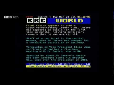 The final Pages From Ceefax in full, 22/10/12, BBC Two