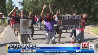 Calls for justice after Georgia shooting