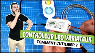 Variateur dimmer pour ruban LED 12V ou 24V comment le brancher ? Contrôleur  LED MiLight et MiBoxer ! 