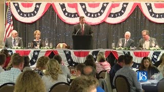 Gov. Pence talks Cruz during keynote at White Co. Lincoln Day Dinner Lincoln Day Dinner Preview