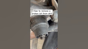 How to remove a broken bit from Drill  Tips #youtubeshorts #diy #tips #holes #plumbing#holes #howto