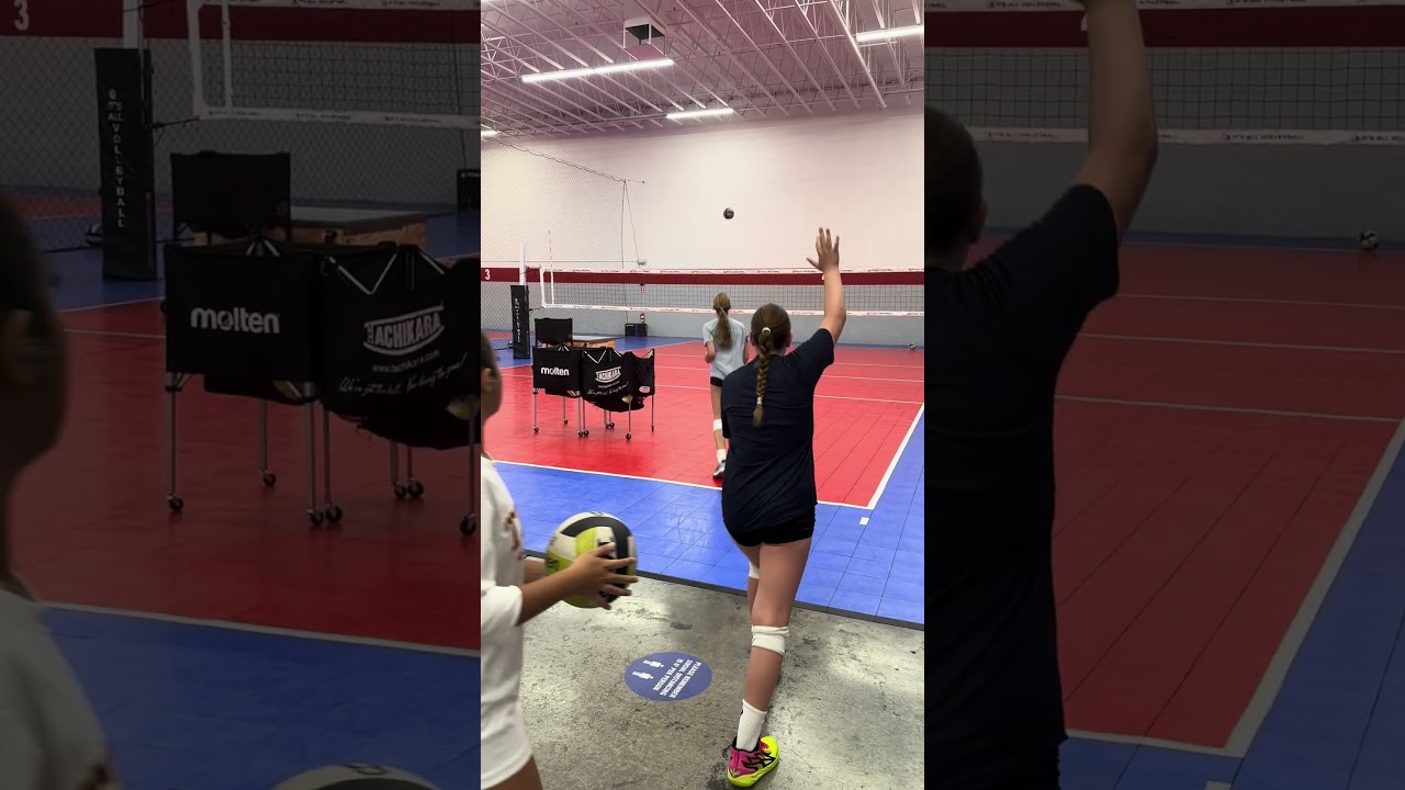 Volleyball Serve Drills Help Improve Your Serving To Zone 1 - Cross Court