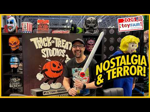 Trick or Treat Studios na NY Toy Fair 2026 | Nostalgia e muito terror | 4K Booth Tour