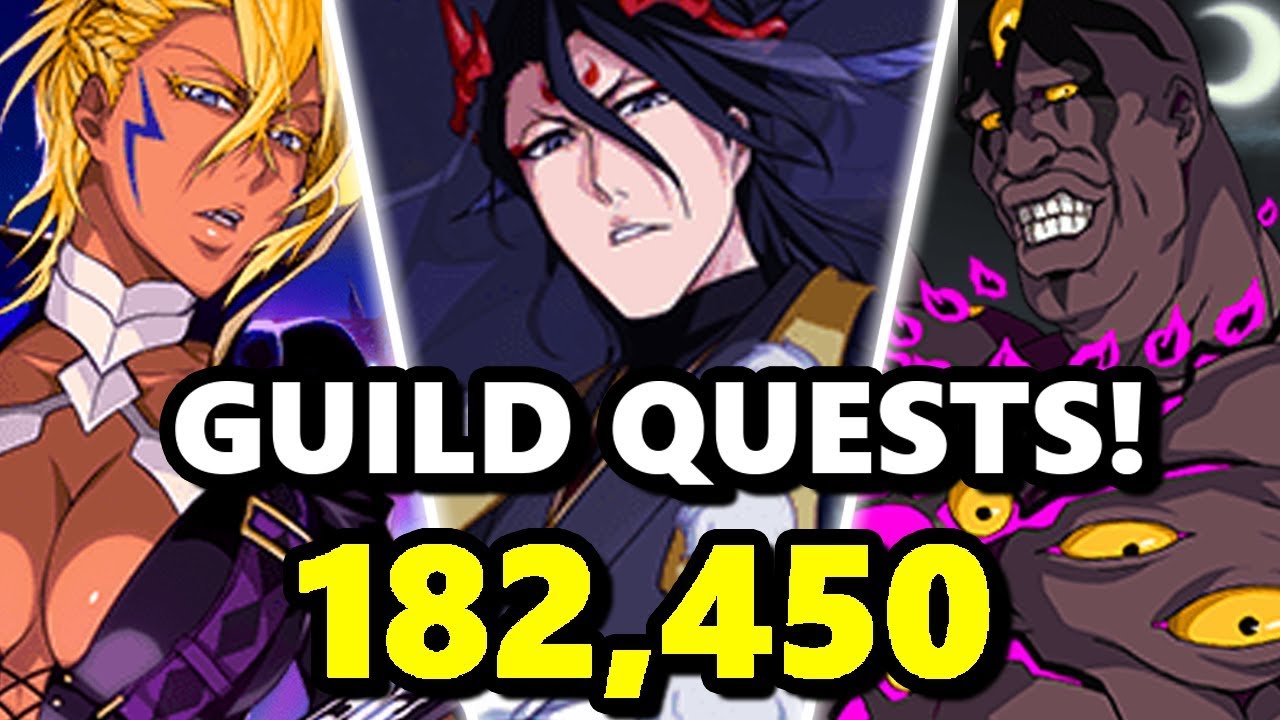 Bleach Brave Souls Guild Quests! (Spirit Byakuya ft. Zommari/Halibel