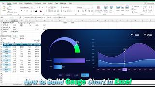 Interactive Excel Gauge Chart Tutorial Dashboard for Sleek UI Design