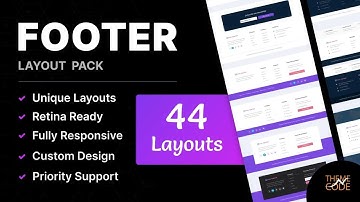 Footer Layout Pack for Divi by TNC | #Divi_Footer |