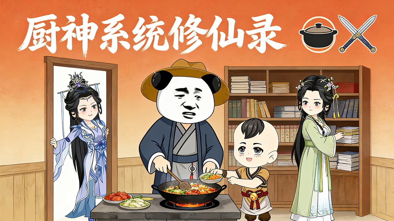 【全網首發🔥】廚神系統修仙錄丨最離譜穿越方式！別人穿越靠意外，他穿越靠偷窺掉下水道，從掌廚大師變成修仙廢柴，本以為人生盡毀，廚神系統意外降臨，從此開啟修仙擺爛逆襲路！#沙雕动画 #穿越 #逆袭 #全集