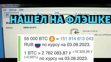 Нашел 55 000 Биткоинов на Флэшке от Дяди, Купленные в 2010 ГОДУ! Короткометражный фильм | HODL