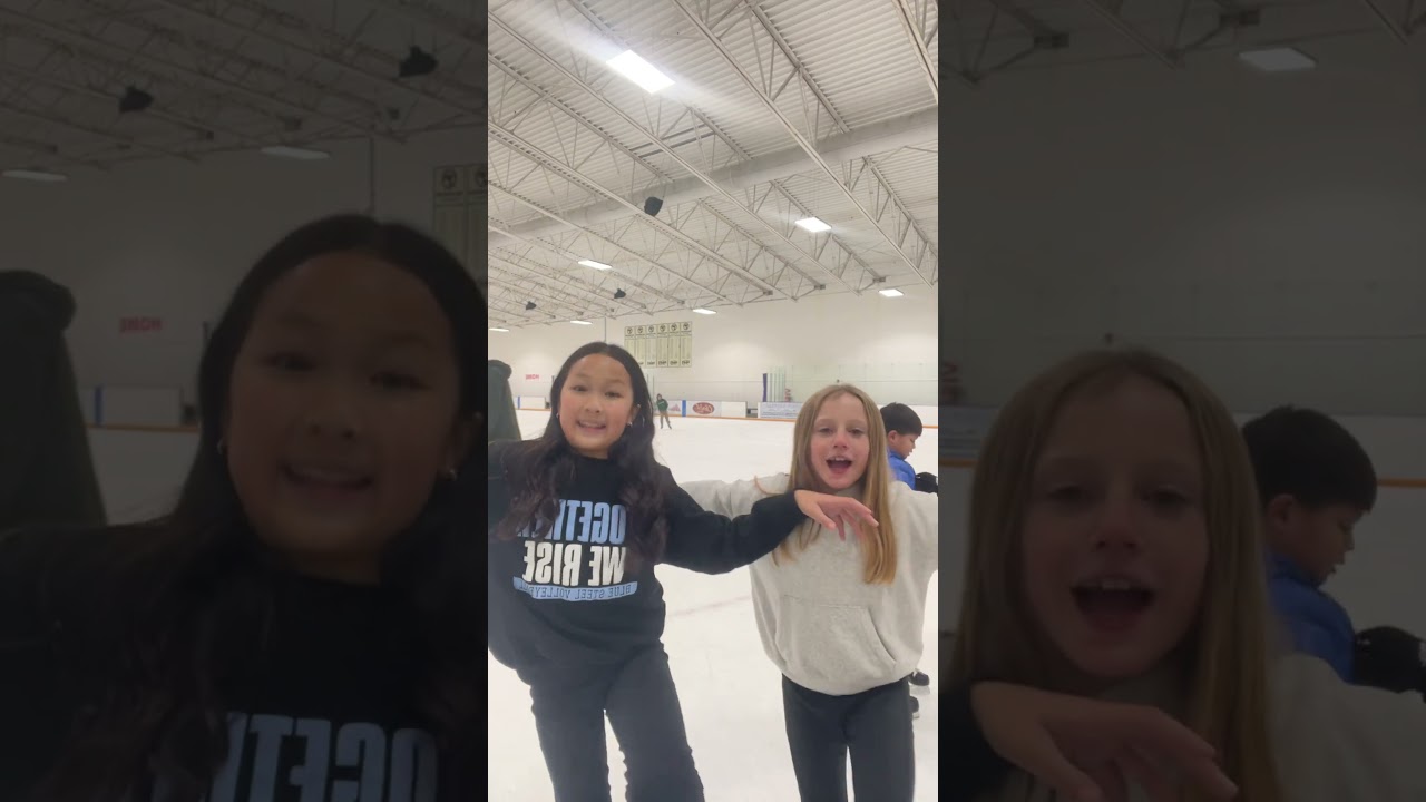 She’s a fairy while ice-skating (so hard 😂￼