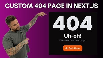 Fastest way to implement fully styled 404 page in Next.js