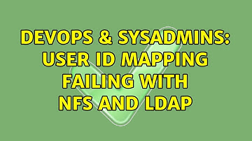 DevOps & SysAdmins: user id mapping failing with nfs and ldap