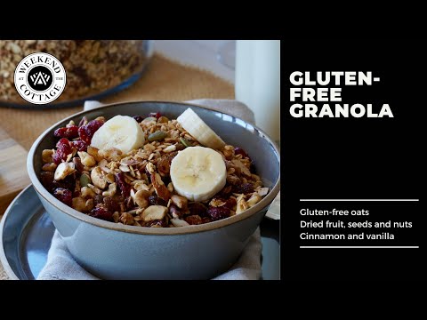 Vídeo: La granola té gluten?