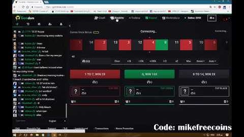 Csgo Gambling #20 New Site Free Coins https://gamdom.com/roulette- Code: mikefreecoins -Withdraw ok
