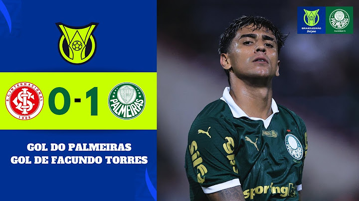 GOL DO PALMEIRAS HOJE | GOL DE FACUNDO TORRES | INTERNACIONAL 0x1 PALMEIRAS | BR 25 #feed