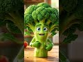 Broccoli: Nature's little trees 🌳. #funny #broccoli #cartoon #healthyeating #kids
