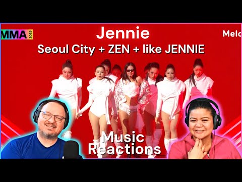 Jennie (BLACKPINK) "Seoul City + ZEN + like JENNIE" (MMA 2025 Performance Video) | Couples Reaction!