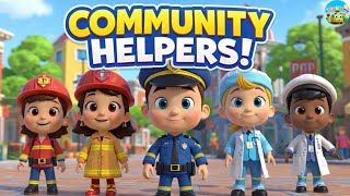 Meet Our Community Helpers 👩‍⚕️👮‍♂️ | Preschool Learning