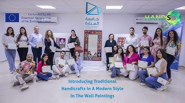 Introducing Traditional Handicrafts in A Modern Style in The Wall Paintings