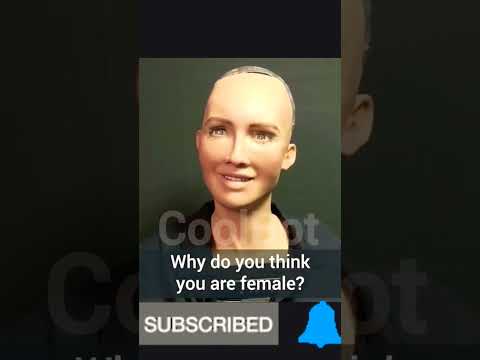 AI ROBOT SOPHIA GENDER REVEAL !😀#shorts #viral #viral #short