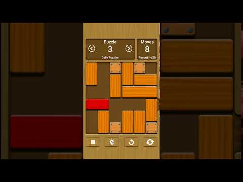 Unblock Me: Daily Puzzle Level 3 [Perfect Moves]